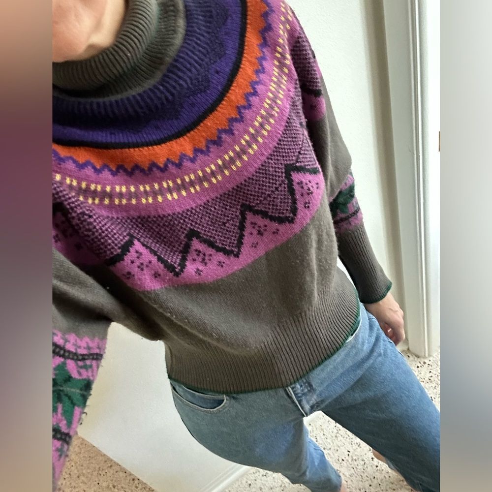 Vintage Cristina sweater turtleneck L large medium m